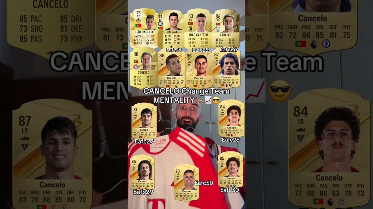 Cancelo change team mentality every year on eafc25
