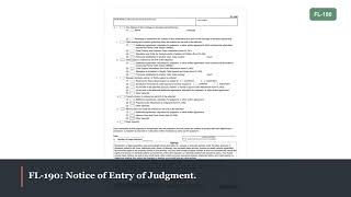 How to Fill Out Form FL-180 in California 2026 Judgment