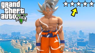 لعبت بأقوى تحول لدى غوكو من دراغون بول في قراند 5 🔥😱 GTA V Dragon Ball Mod