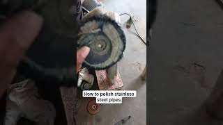 cara cepat poles pipa stainless #welding #weldingproject #tigwelding #lastig #stainlesssteel