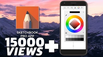 Draw with Autodesk Sketchbook App in Mobile | Sketchbook Pro Phone Apk | Line Art on Android #1