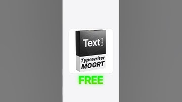 How To Make a Typewriter Effect in Premiere Pro (FREE PRESET)