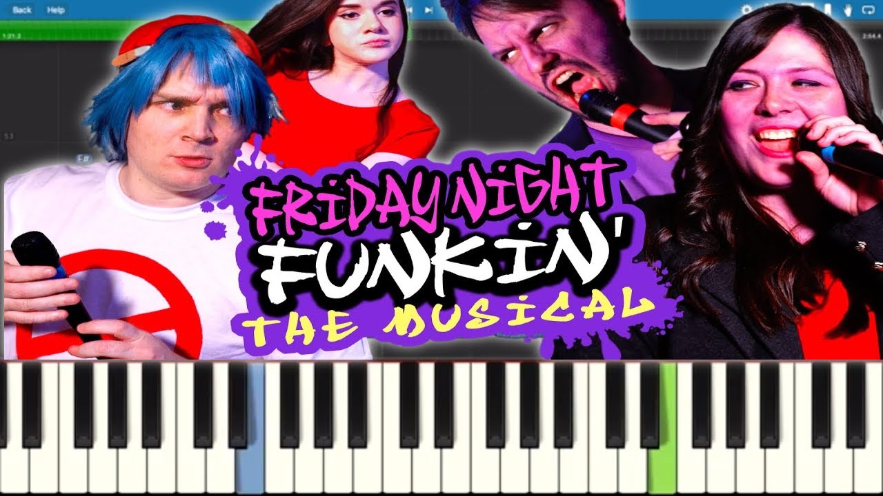 Friday Night Funkin' The Musical - Piano Tutorial - Random Encounters