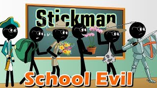 Stickman mentalist. School evil. All Best video. One