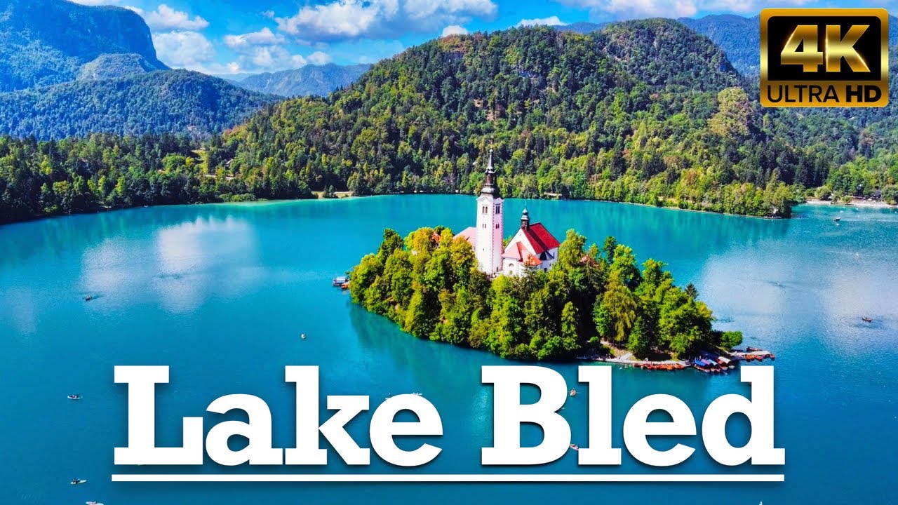 This Place Really Exists || Lake Bled Slovenia || The Most Beautiful Lake In Europe || Drone 4K