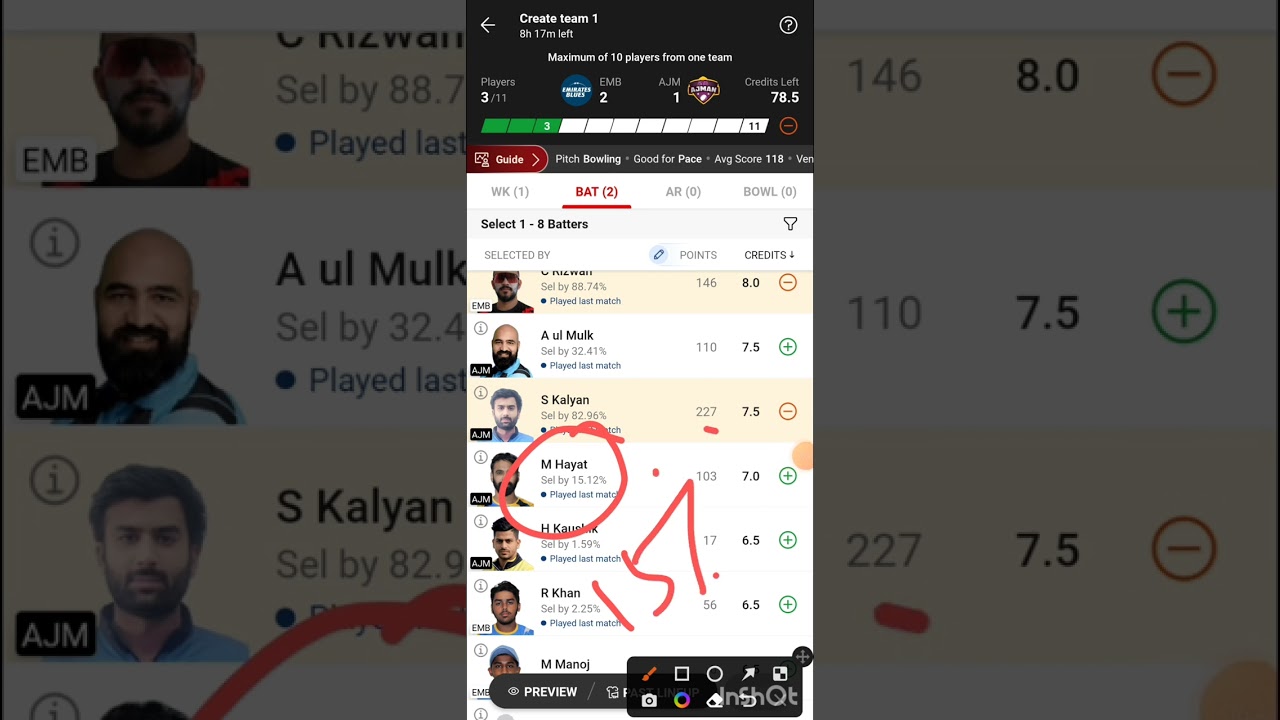 EMB vs AJM Dream11 team , EMB vs AJM Dream11 prediction , emb vs ajm today match Dream11 Prediction