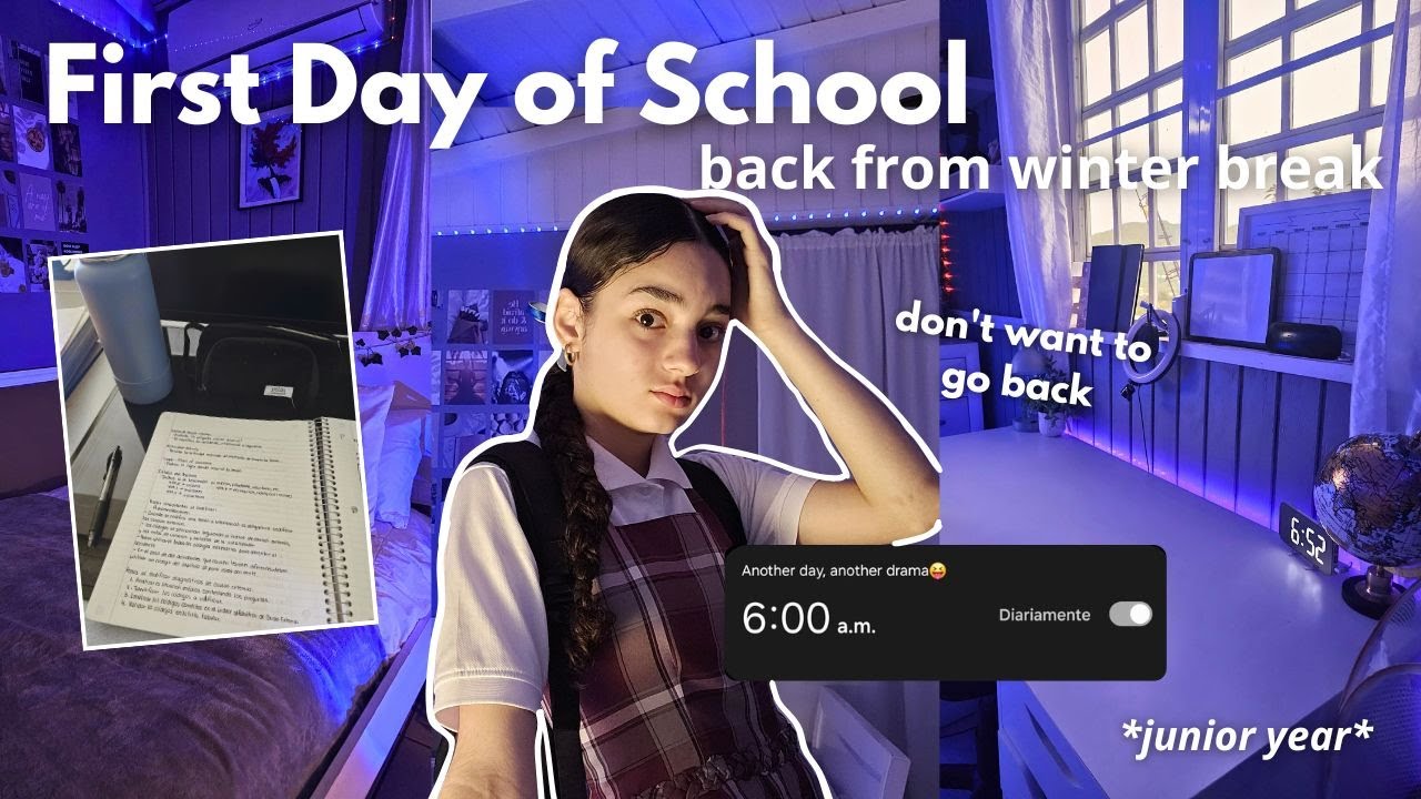 ПЕРВЫЙ ДЕНЬ В ШКОЛЕ ПОСЛЕ ЗИМНИХ КАНИКУЛ *11 КЛАСС* | утренняя рутина, школьный видеоблог