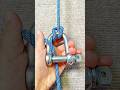 YCB-Knots #365，High altitude descent rope knot, you need to master.#diy #viral #shorts#绳结#knots