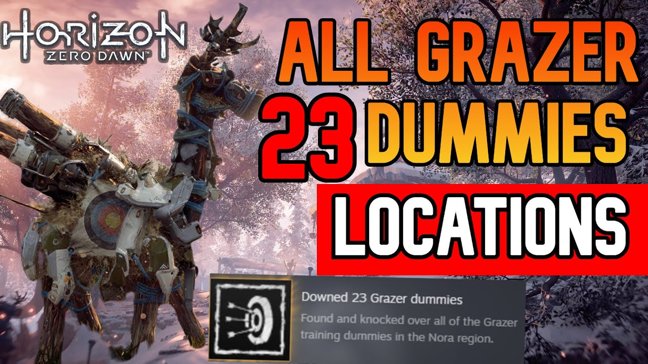 Where To Find All 23 Grazer Dummies in Horizon Zero Dawn (Grazer Dummy
