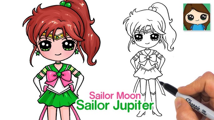 Cómo dibujar a Sailor Moon: 6 Pasos (con imágenes)