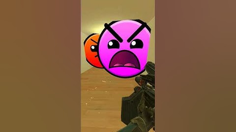 Destroying All Nextbots And Geometry Dash Chasing in Liminal Hotel Gmod #shorts