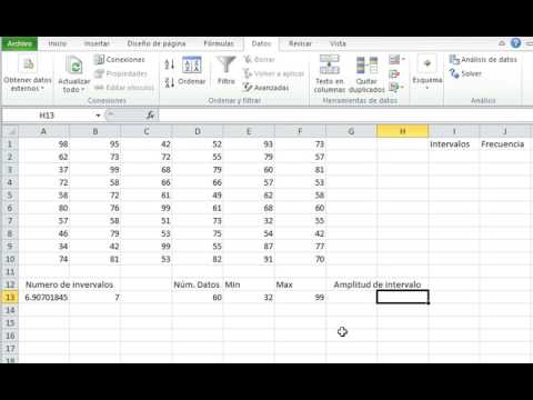 Video: ¿Cómo se agrupan los datos en intervalos en Excel?