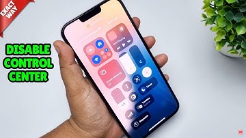 How To Disable Control Center On iPhone Lock Screen iOS 18
