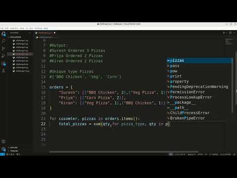 Pizza Order Tracker in Python | Mini Project Using Data Structures - Challenge # 5