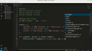 Pizza Order Tracker in Python | Mini Project Using Data Structures - Challenge # 5 screenshot 3