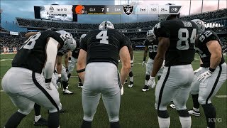 Madden NFL 20 - Oakland Raiders vs Cleveland Browns - Gameplay (PC HD) [1080p60FPS]