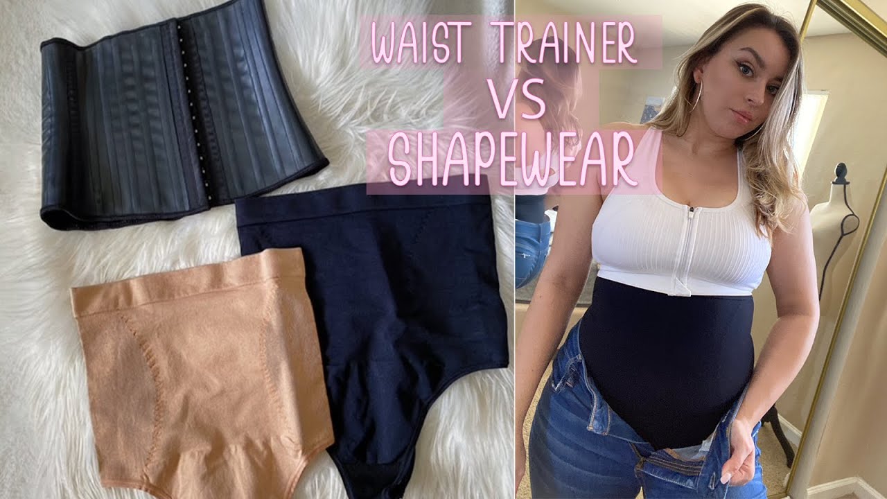 The difference between shapewear and waist trainers! YouTube