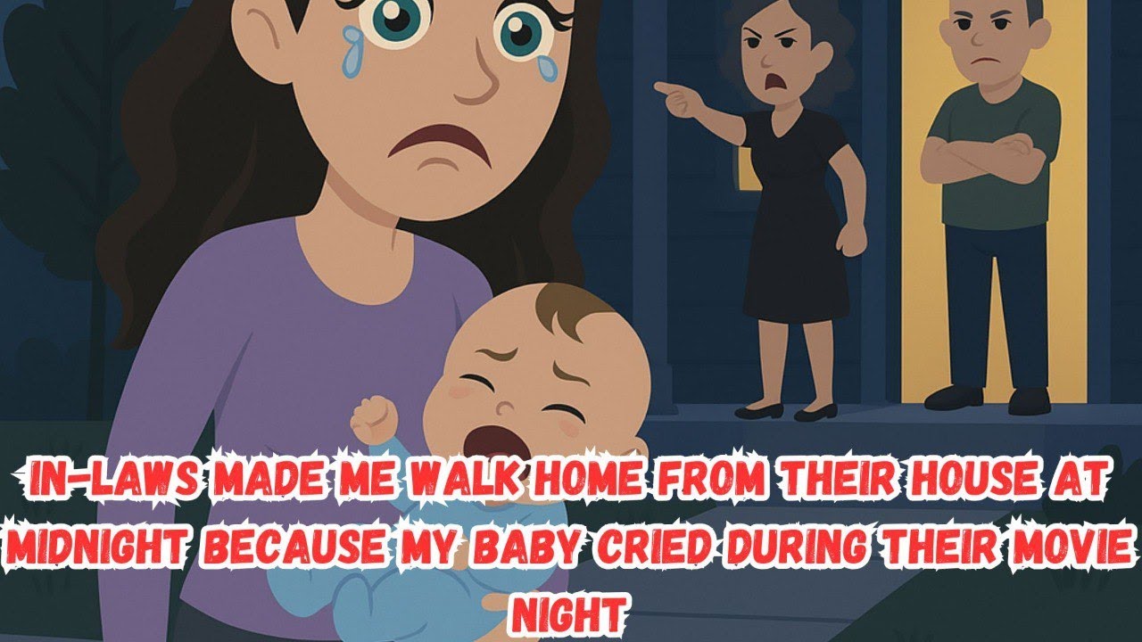 Свекрови заставили меня идти домой пешком среди ночи, потому что мой ребенок плакал во время их п...