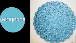 How To Crochet Placemat Doily