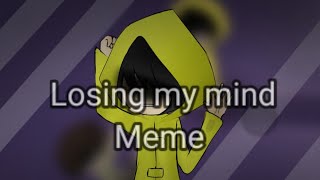 Losing my mind meme - mono x six - Little nightmares 2 - gacha club - tweening test screenshot 2