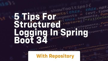5 tips for structured logging in spring boot 34