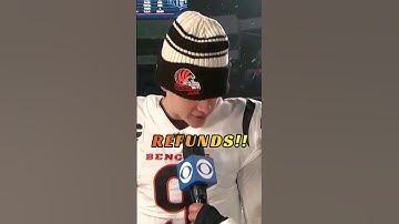 Joe Burrow - Better SEND Those REFUNDS!! #shorts #nfl