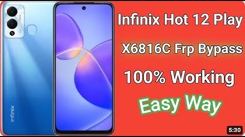 Infinix Hot 12 Play Frp Remove For UMT Tool easy way