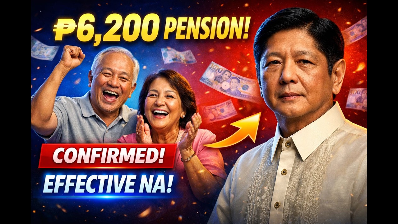 CONFIRMED UPDATE! ₱6,200 Universal Pension para sa Seniors Ay Effective Na — Huwag Palampasin ang Mg