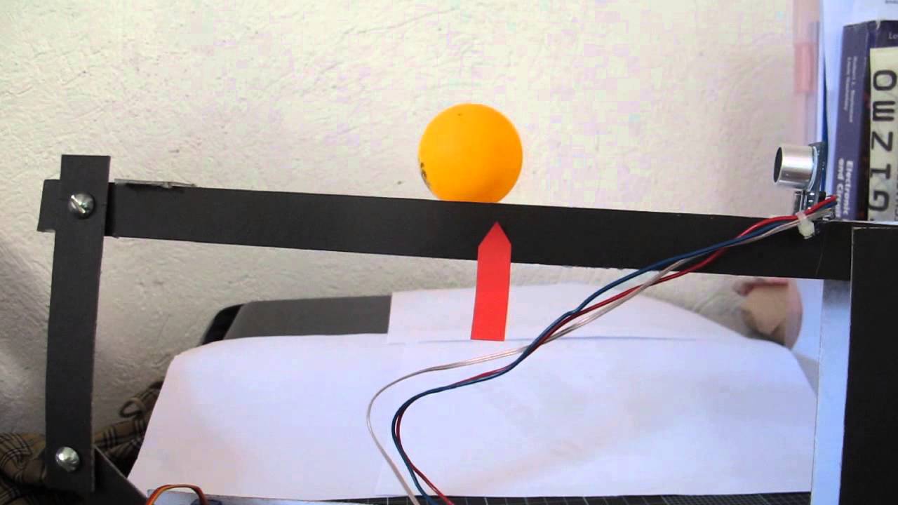 Ball On Beam Balancing Using Arduino Youtube