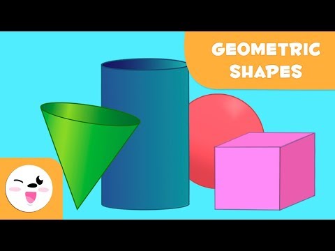 Volume Geometric Shapes with volume For Kids - Primary Vocabulary