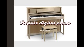 Repair Your Roland Lxhp Digital Piano With Broken Keyboard Cover