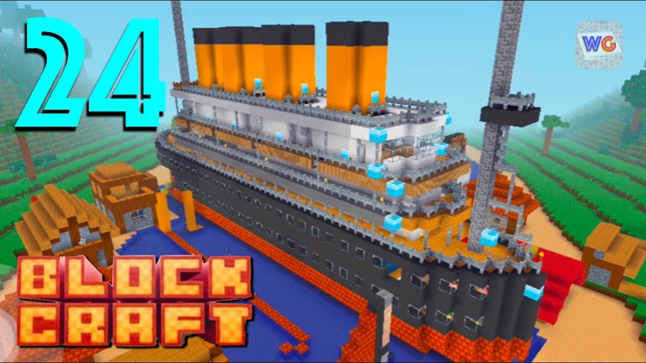 Block Craft 3D: City Building - Visiting Titanic and New Building Block