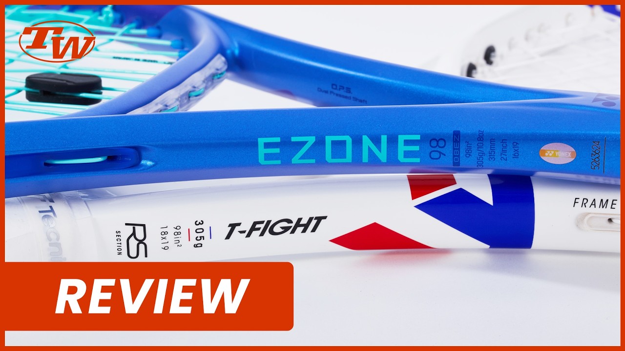 Какая ракетка победит?! Tecnifibre TFight 305S против Yonex EZONE 98 в этом обзоре европейских ра...