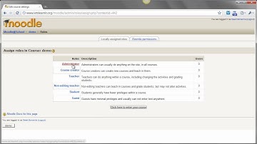 Creating a course in Moodle - Let
