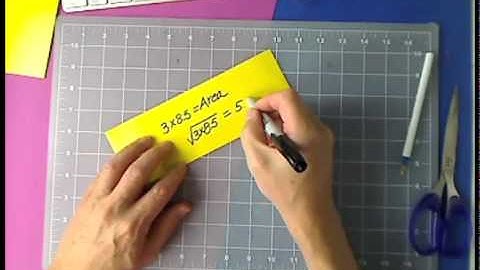 Quadrature:  Rectangle to Square With Equal Area