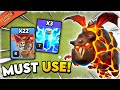 TH10 Zap LavaLoon Attack Strategy 2025 | LavaLoon Attack Strategy TH10 (Clash Of Clans)