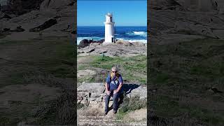 Muxía - Galicia. Sunset e Moonrise  #shorts #viaggiinlibertà #camperlife #oceanwaves #galicia