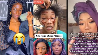 ‼️Micha Répond Sort Du Silence Et Répond Très Mal À Mandé Princesse X Sirani 🫢😭