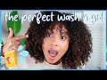 MIXING GELS has changed the game! new wash n go styling technique | natural hair products