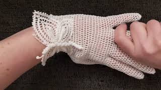 Part 5 Recreating a Classic: Crochet Tutorial for 1951 Butterfly Gloves | Vintage Crochet