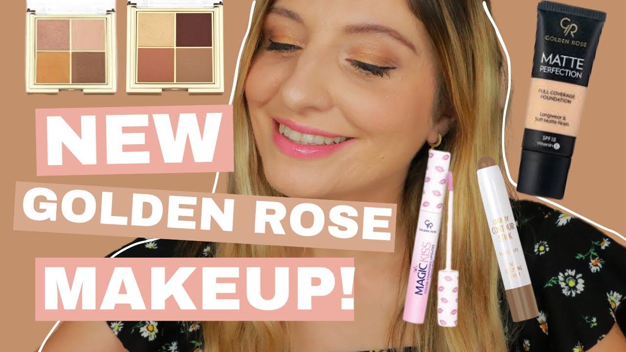 TESTING OUT NEW GOLDEN ROSE MAKEUP | KezziesCorner