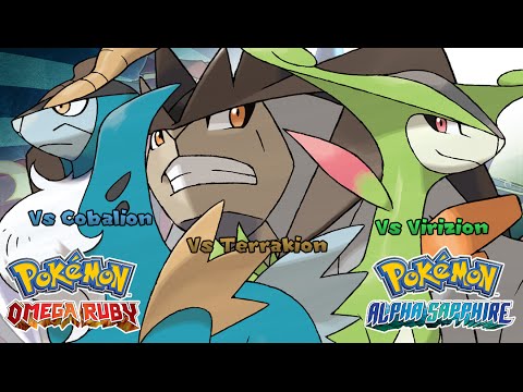 Pokémon Omega Ruby & Alpha Sapphire - Cobalion, Virizion & Terrakion Battle Music (HQ)