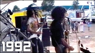 SANCTUS Live '92 Playing The Swords of Sadness (to a very confused county fair crowd)