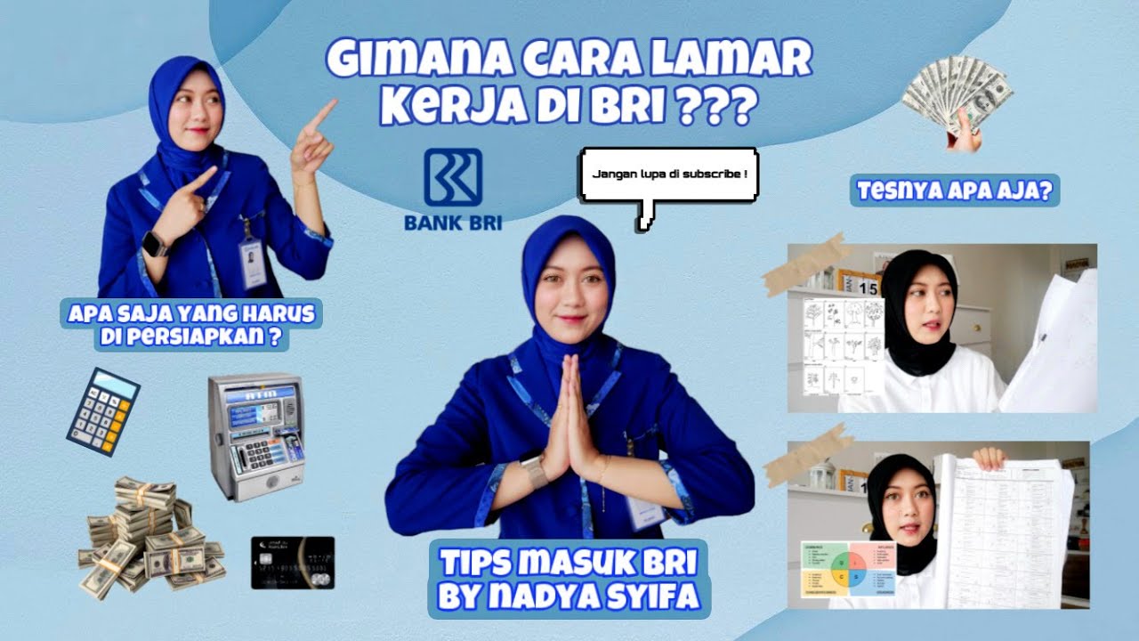 CARA MELAMAR KERJA DI BANK BRI & BOCORAN PSIKOTES #bankbri #jobseekers #infoloker #jobsearch