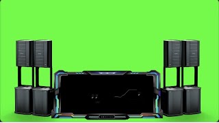 100% FREE Futuristic DJ Booth for Green Screen (Chromakey)