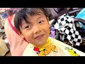 ちょんまげみつきwあーちゃん初めてのエクステ!しおんくんのツイストパーマメンテナンス