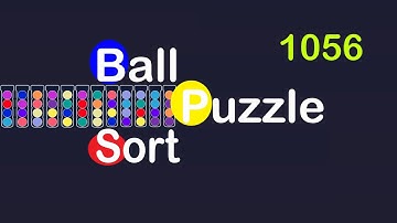 Ball Sort Puzzle Level 1056 🎯No Extra Tubes😂Game Walkthrough😘  #Stay Home And Fun Play #WithMe