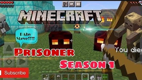 MINECRAFT PRISONER SEASON 1 | FIGHTING MAGMA CUBES, PILLAGERS and HUSKS | RAYEMON CHANNEL