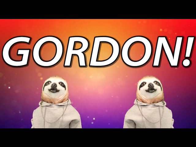 HAPPY BIRTHDAY GORDON! - SLOTH HAPPY BIRTHDAY RAP