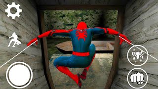 ESCAPING AS SPIDER-MAN IN GRANNY CHAPTER 2 BOAT ESCAPE ENDING ON EXTREME MODE! screenshot 2